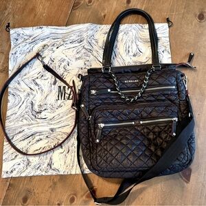 MZ Wallace Crosby Magazine Tote in Black